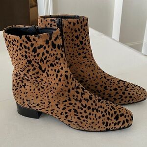 Rag and Bone Leopard Print Ankle Boots